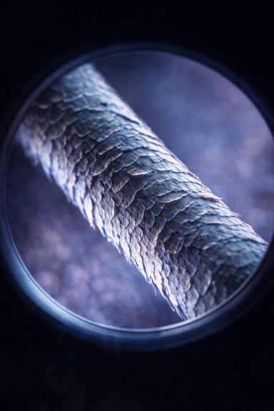 Cabello al microscopio Cabello al microscopio